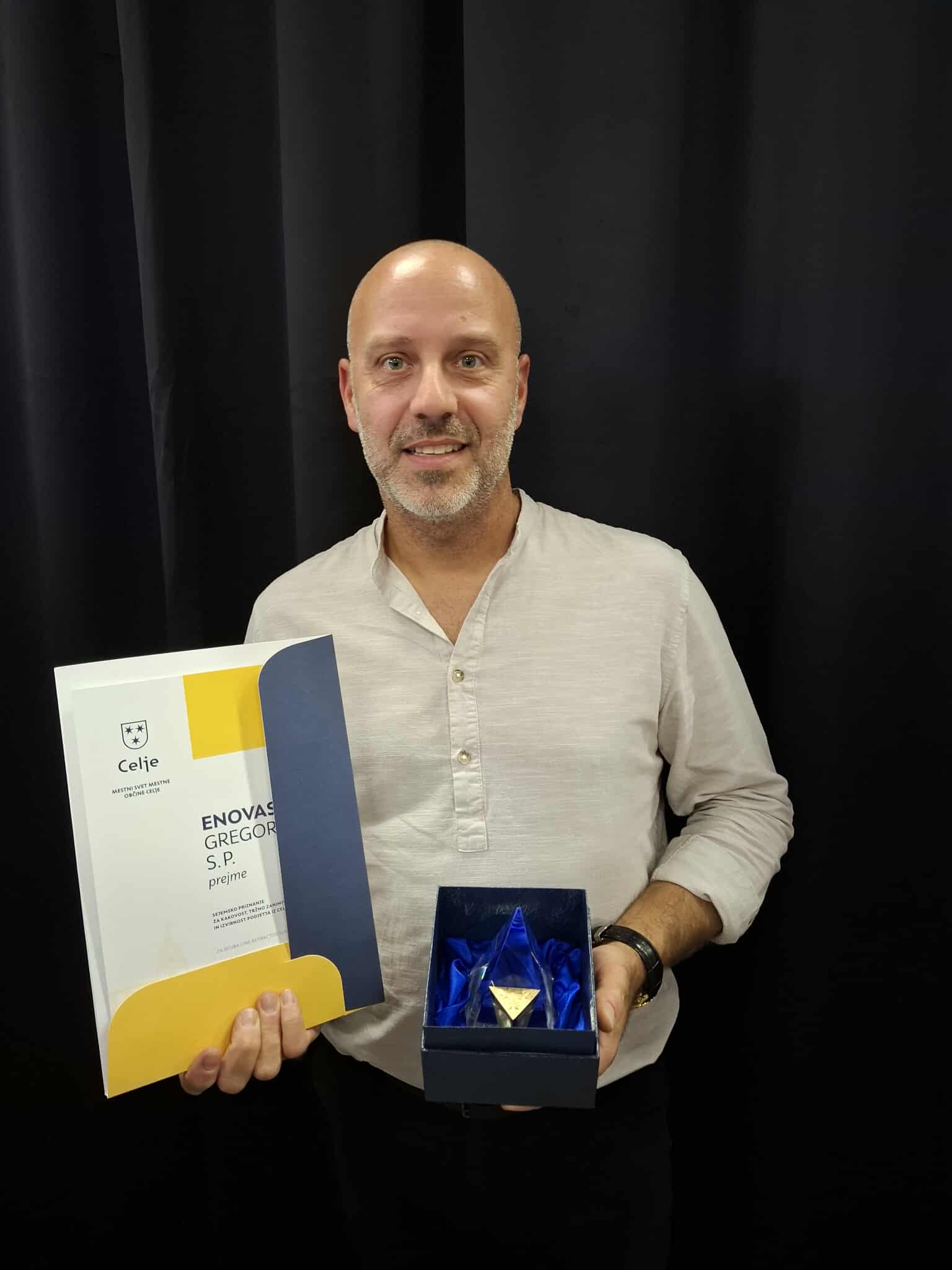 ENOVAS Wins City of Celje Innovation Award for SLR25